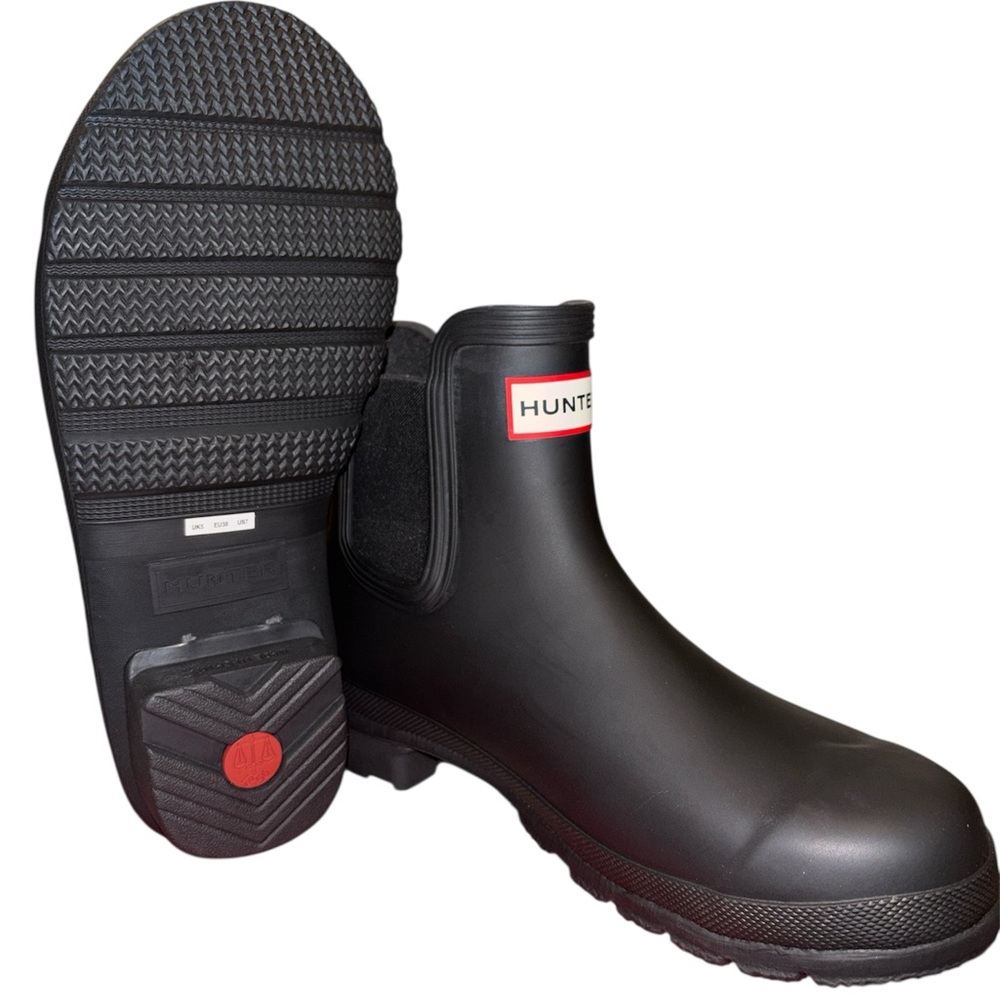 Hunter Women's Original Chelsea Boots Size 7 BLACK - BRAND NEW